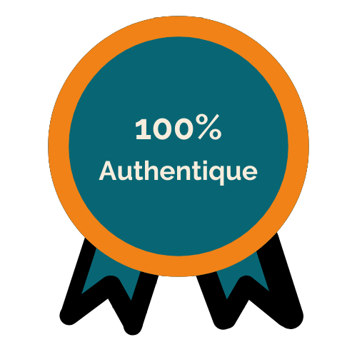 cachet de 100% authenticité et transparence